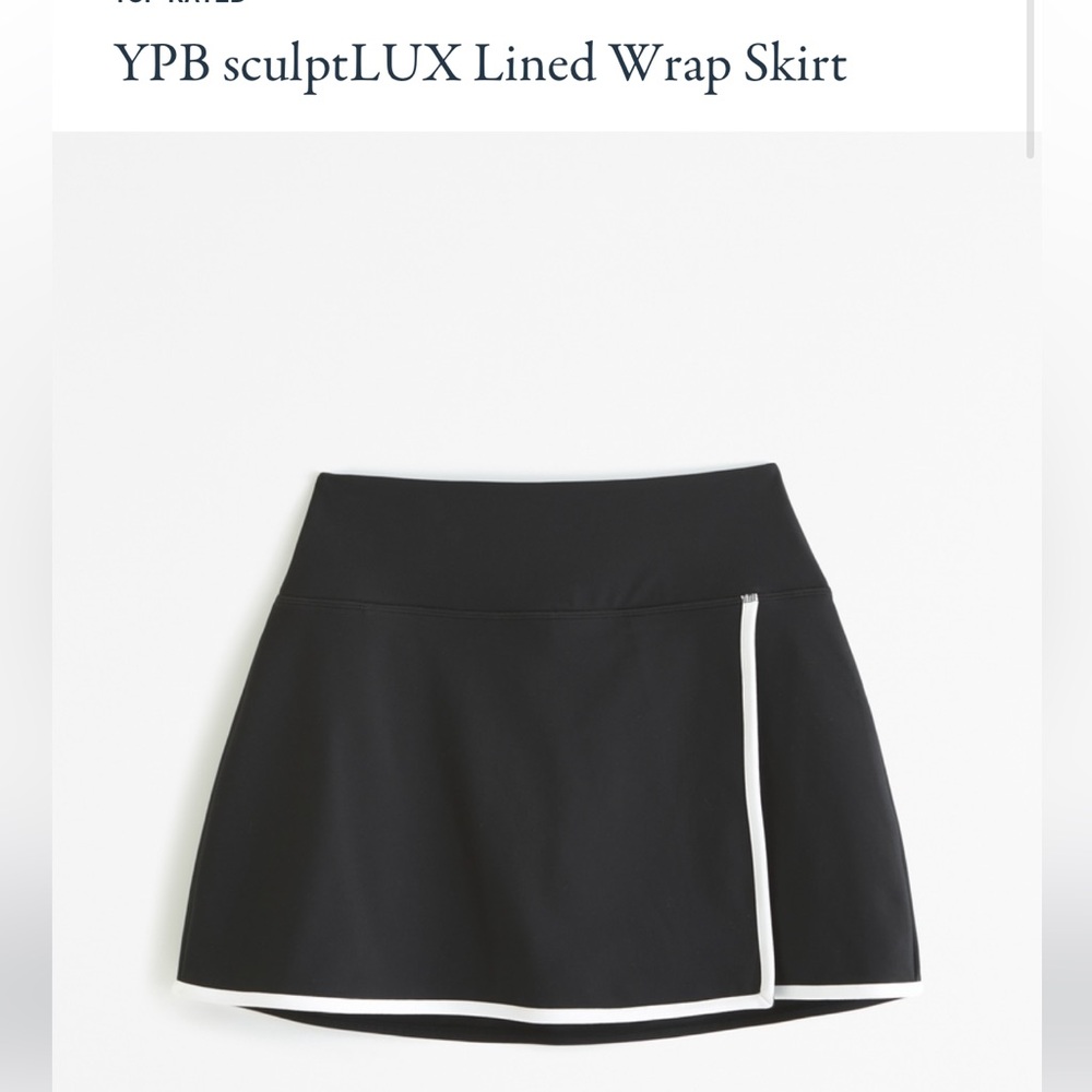 Abercrombie YPB sculpt wrap skirt